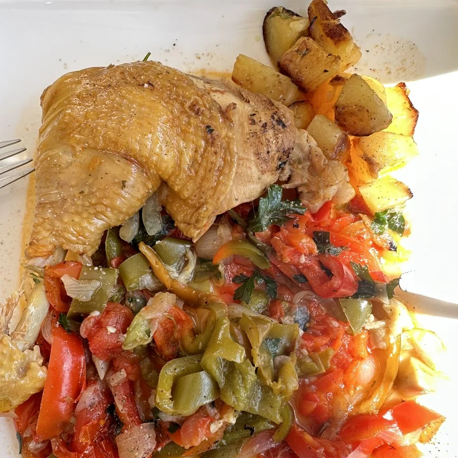 Poulet légumes